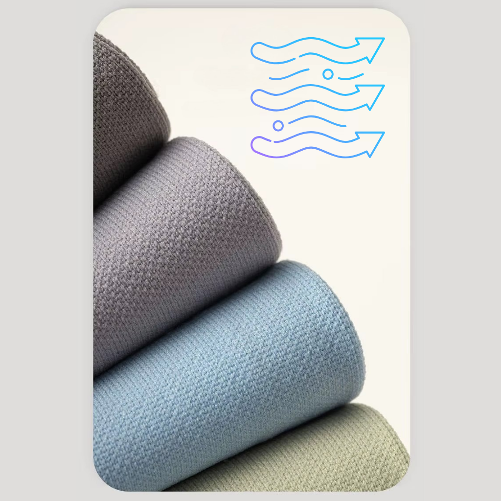 Y-steh a tvarovaná päta kompresných podkolienok Miweli